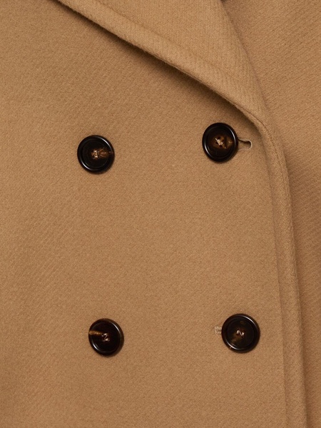 Iconic soft wool blend short coat