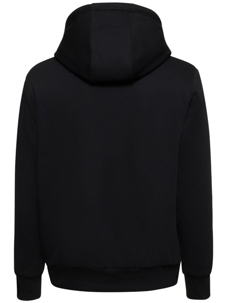 Bunny hooded zip-up sweatshirt