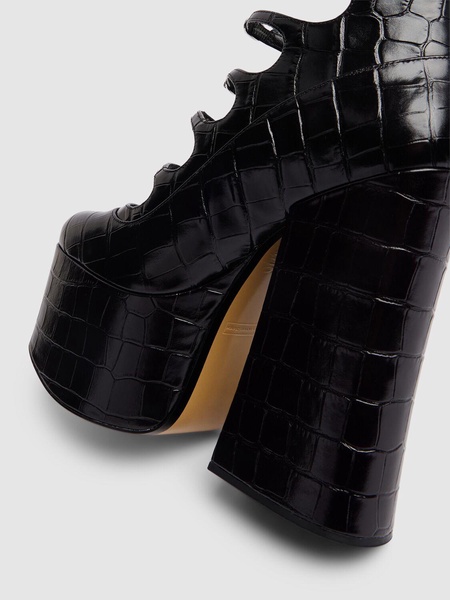 The Kiki leather platform heels