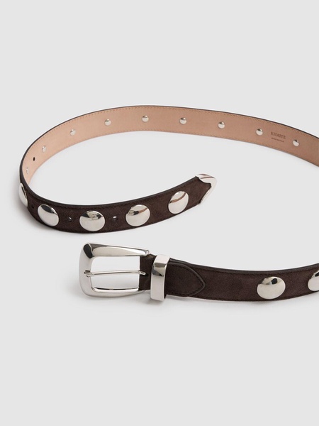 3cm Benny suede & stud belt