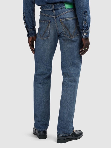 Medium Washed Straight denim jeans