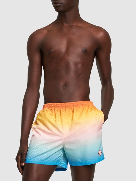 Jacquard swim shorts