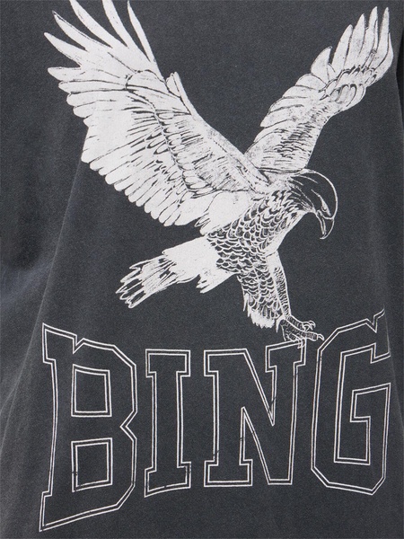 Lili Retro eagle cotton jersey t-shirt