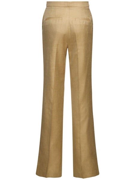 Vesta tailored wool blend flared pants