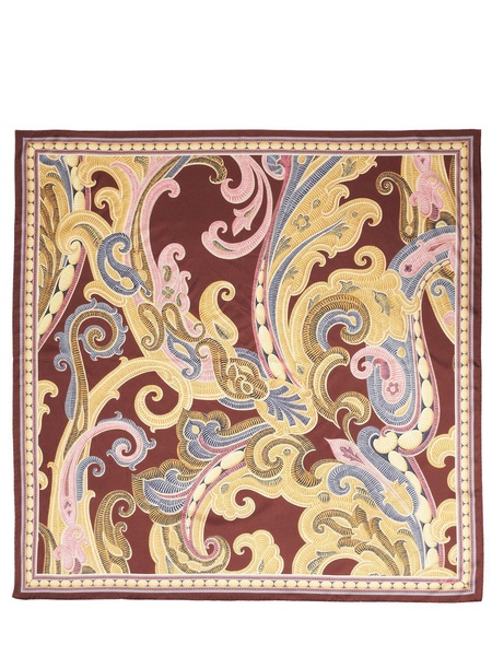 Norma printed silk scarf