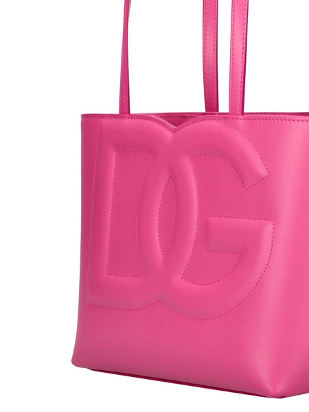 Dolce & Gabbana Logo Embossed Small Shopping Bag