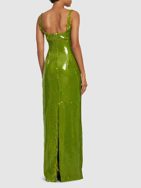 Electra sequined long dress