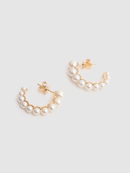 Boucle de Perle 14kt & pearl earrings