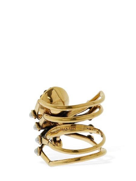 Spider brass ring