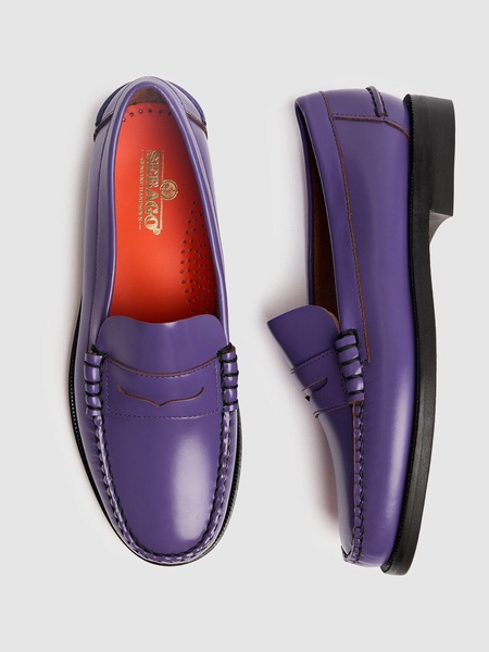 Dan Outsides smooth leather loafers