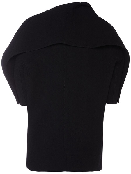 Wool crepe top