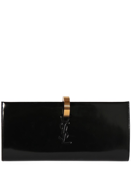 Daria Minaudiere brushed leather clutch