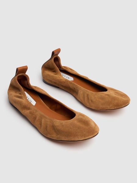 5mm Suede ballerina flats