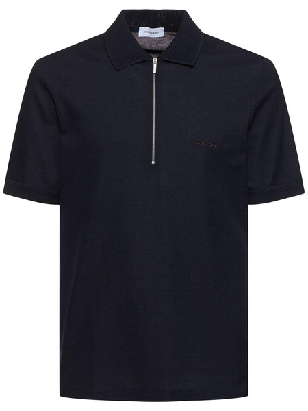 Cotton piquet polo