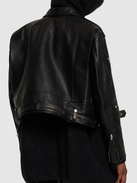 Jumbo Bauhaus leather jacket