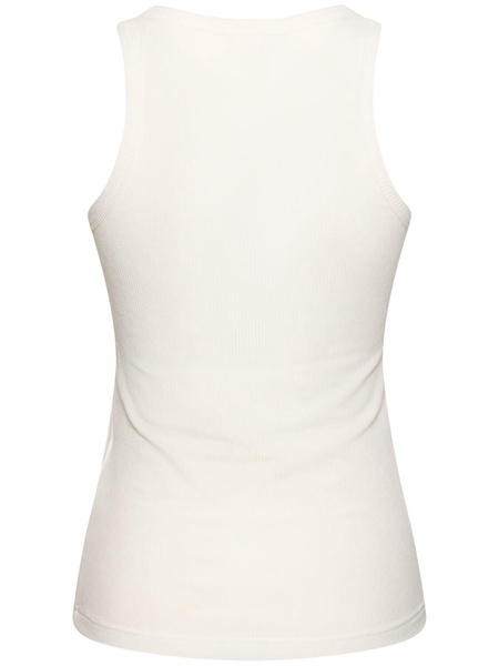 Bella lyocell blend rib knit tank top