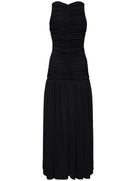 Evidente draped long dress