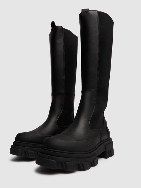 50mm Leather tall boots