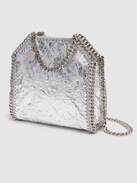 Tiny Falabella crackled metallic bag