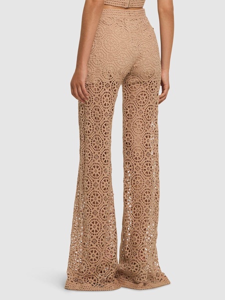 Macramé Flared Pants