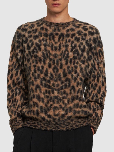 Leopard print sweater