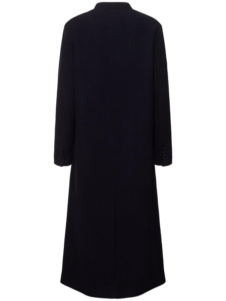 Wool blend long coat