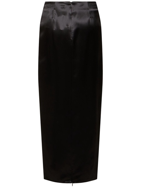 Bartelle satin long skirt