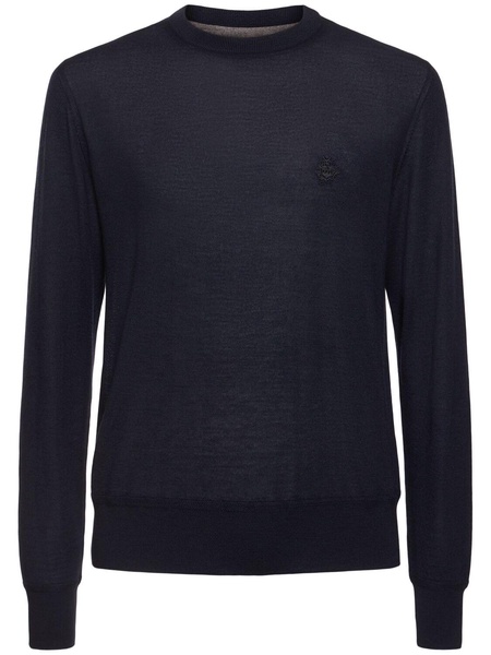 Adrien Brody cashmere crewneck sweater