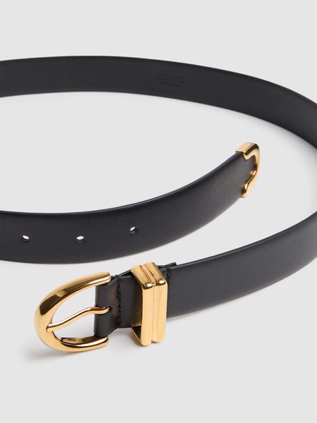 Bambi Skinny smooth leather belt