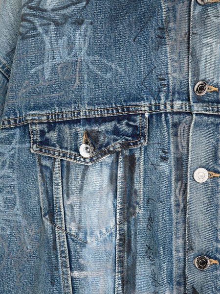 Oversize cotton denim jacket