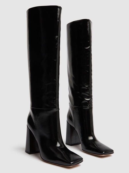 95mm Vanta patent leather boots