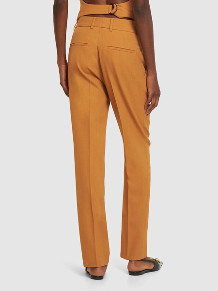 Grain de poudre mid rise straight pants