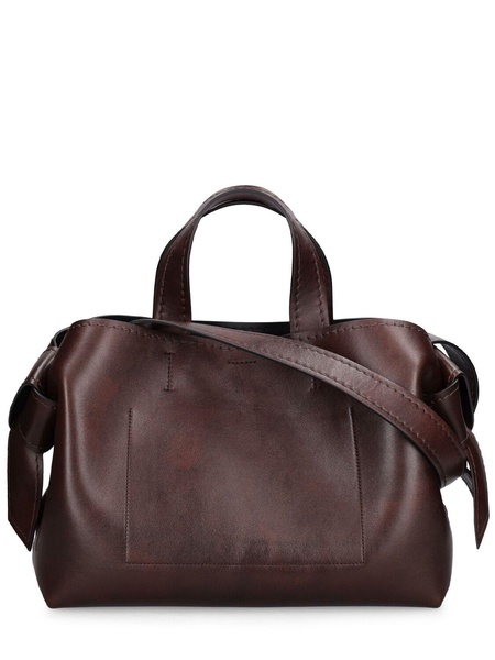 EW Musubi aged leather tote bag