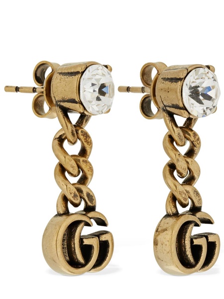 GG Marmont drop earrings w/ crystal