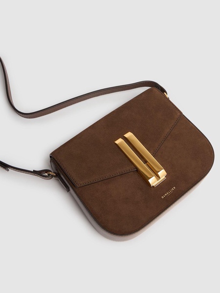 Small Vancouver suede shoulder bag