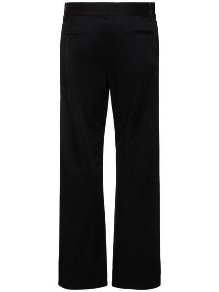 Stretch cotton gabardine pants