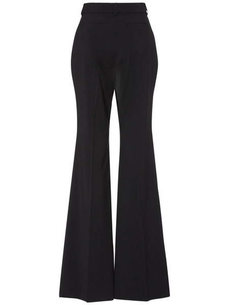 Hangar wool high waist flared pants