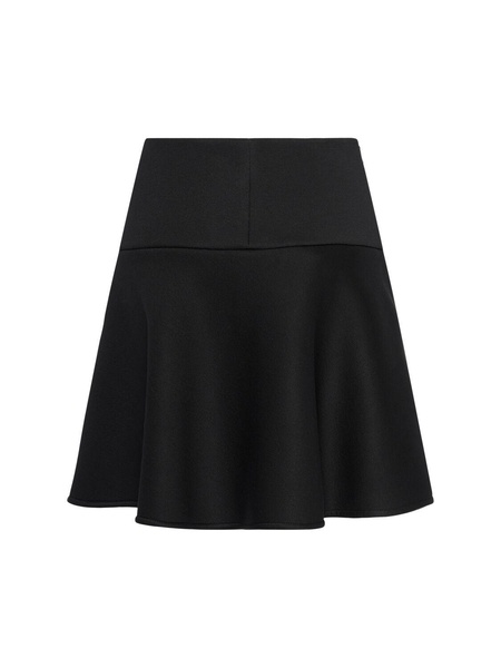 Neoprene mini skirt