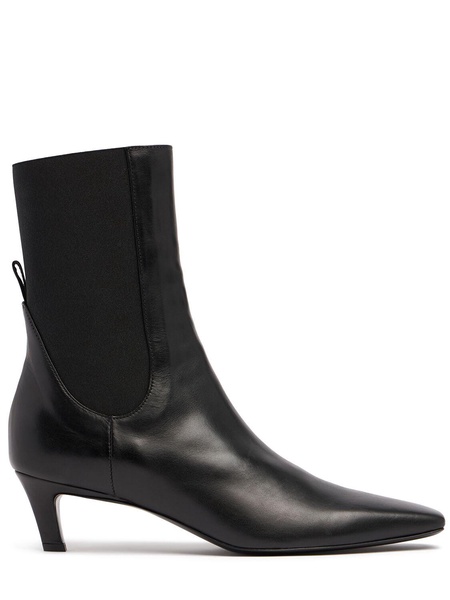 50mm Leather ankle boots