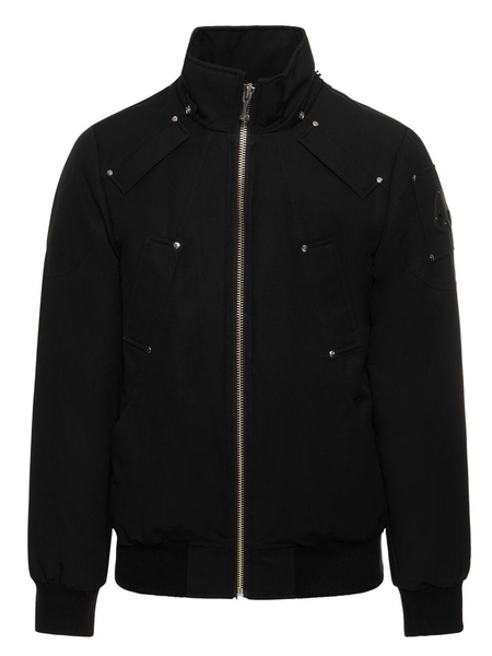 Ballistic cotton down bomber w/ fur trim