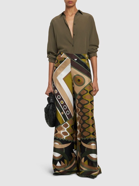 Vivara Print Wide-Leg Pants