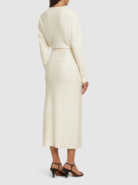 Semaine raglan sleeve knit midi dress