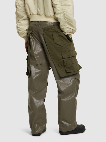 Raptor layered cotton cargo pants