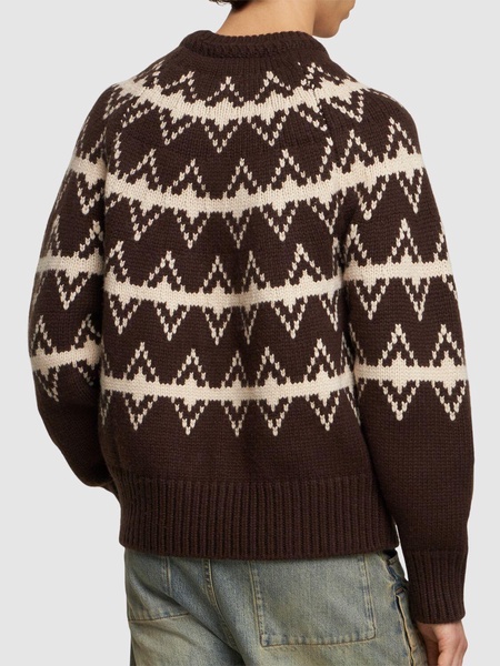 Odin jacquard knit sweater