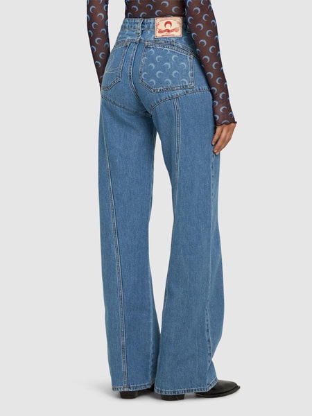 Moon laser high rise flared jeans