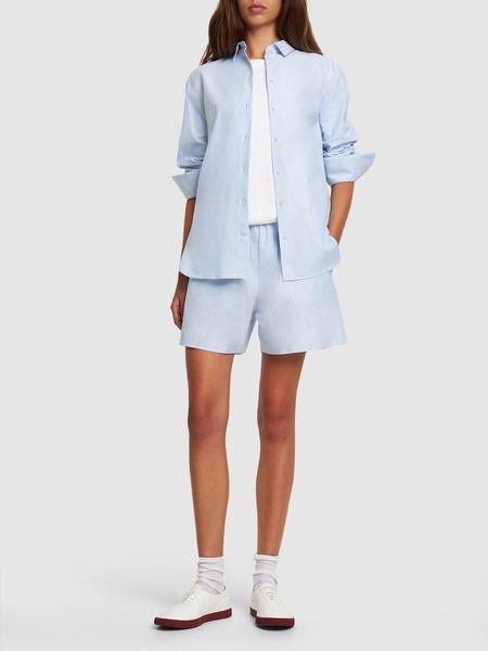 Gunther cotton poplin Bermuda shorts