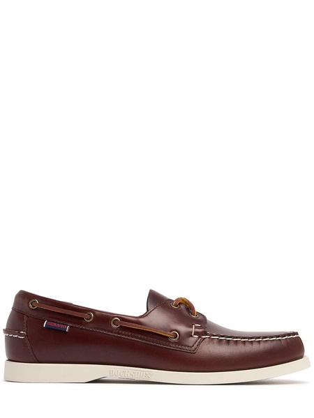 Dockside Portland waxed leather loafers