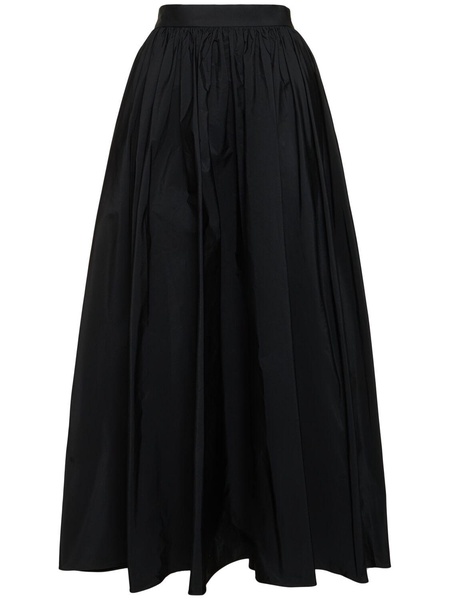 Taffeta maxi skirt