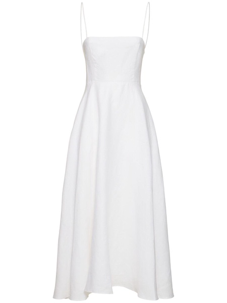 Monette linen midi dress