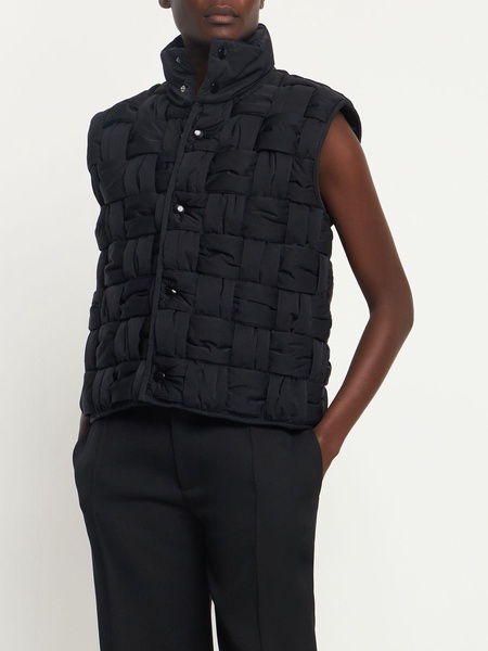 Tech nylon down vest